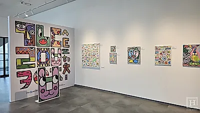 [現場直擊] 以韓文字創作出無標準的自由藝術世界，《韓文字創，集賢殿》展