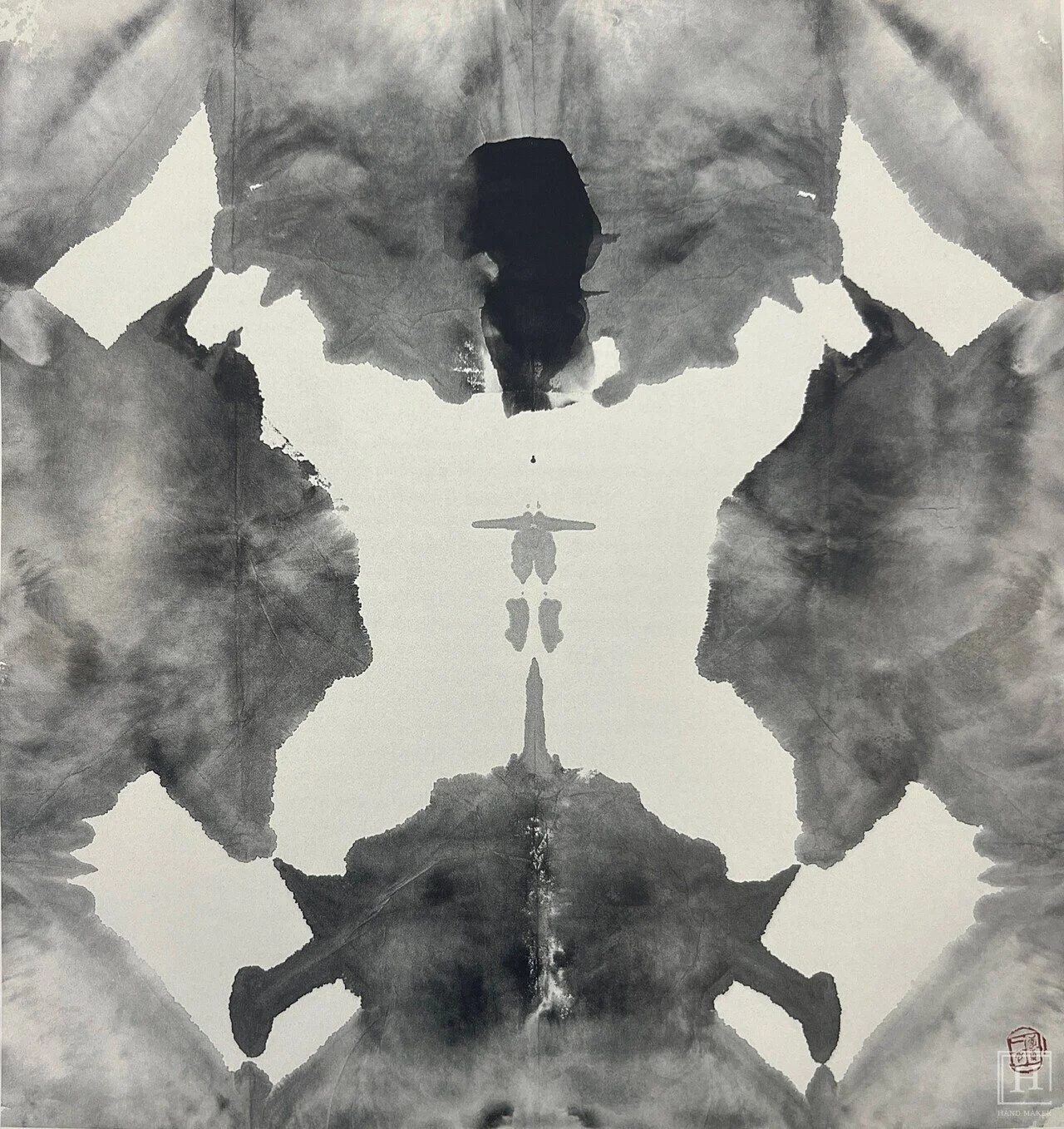 〈Free Man〉2005, ink and light color on traditional Korean paper, 65x66cm, Jeongeup Museum of Art collection