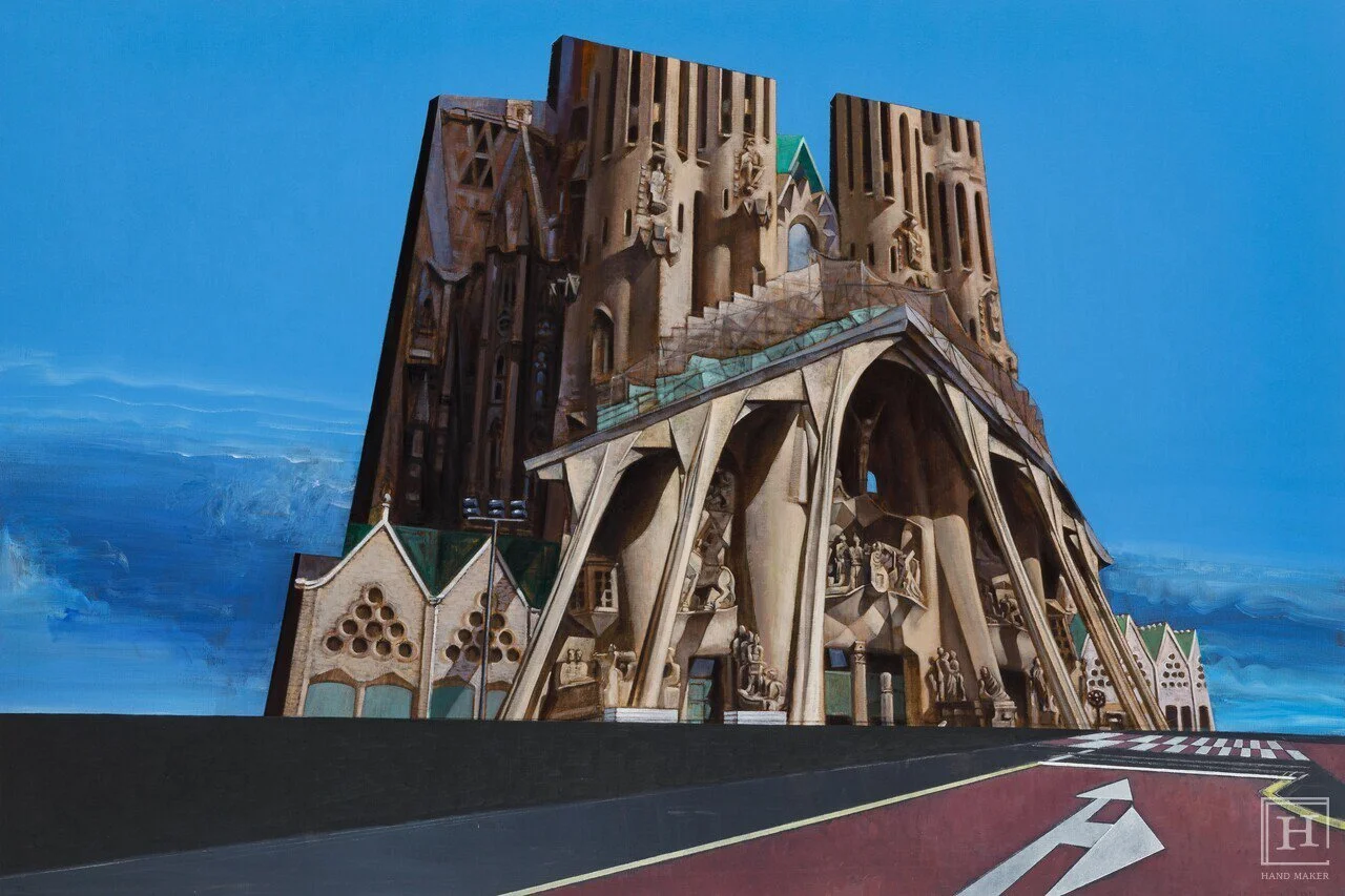〈Sagrada Familia〉2012, oil on canvas, 130.3x193.9cm, Jeonbuk Museum of Art collection
