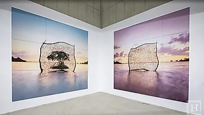 以畫布重新詮釋自然存在：薩維納美術館舉辦 Lee Myung-ho 個人展