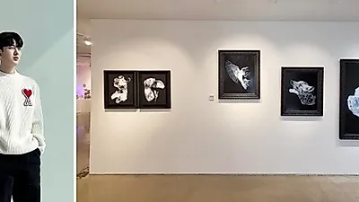 Kim Woo-hyung 在 Herald Gallery 公開新作 〈OMEN〉與〈Sworn〉