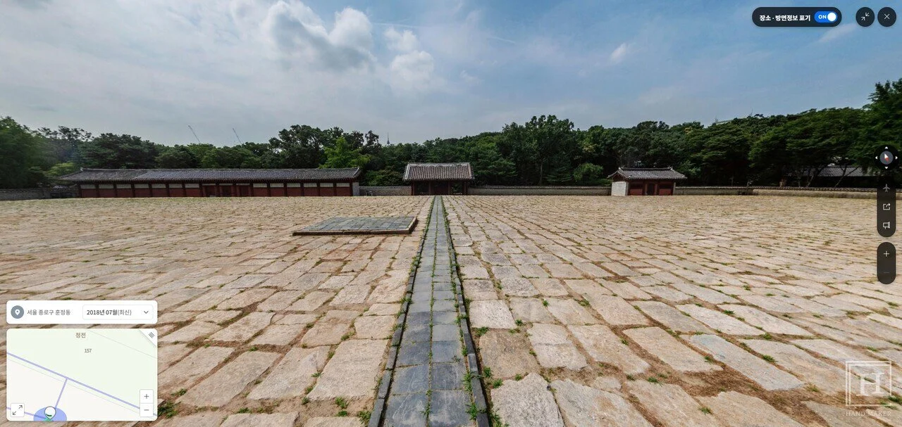 据传为首尔特别市公开的宗庙图像 / Naver街景截图